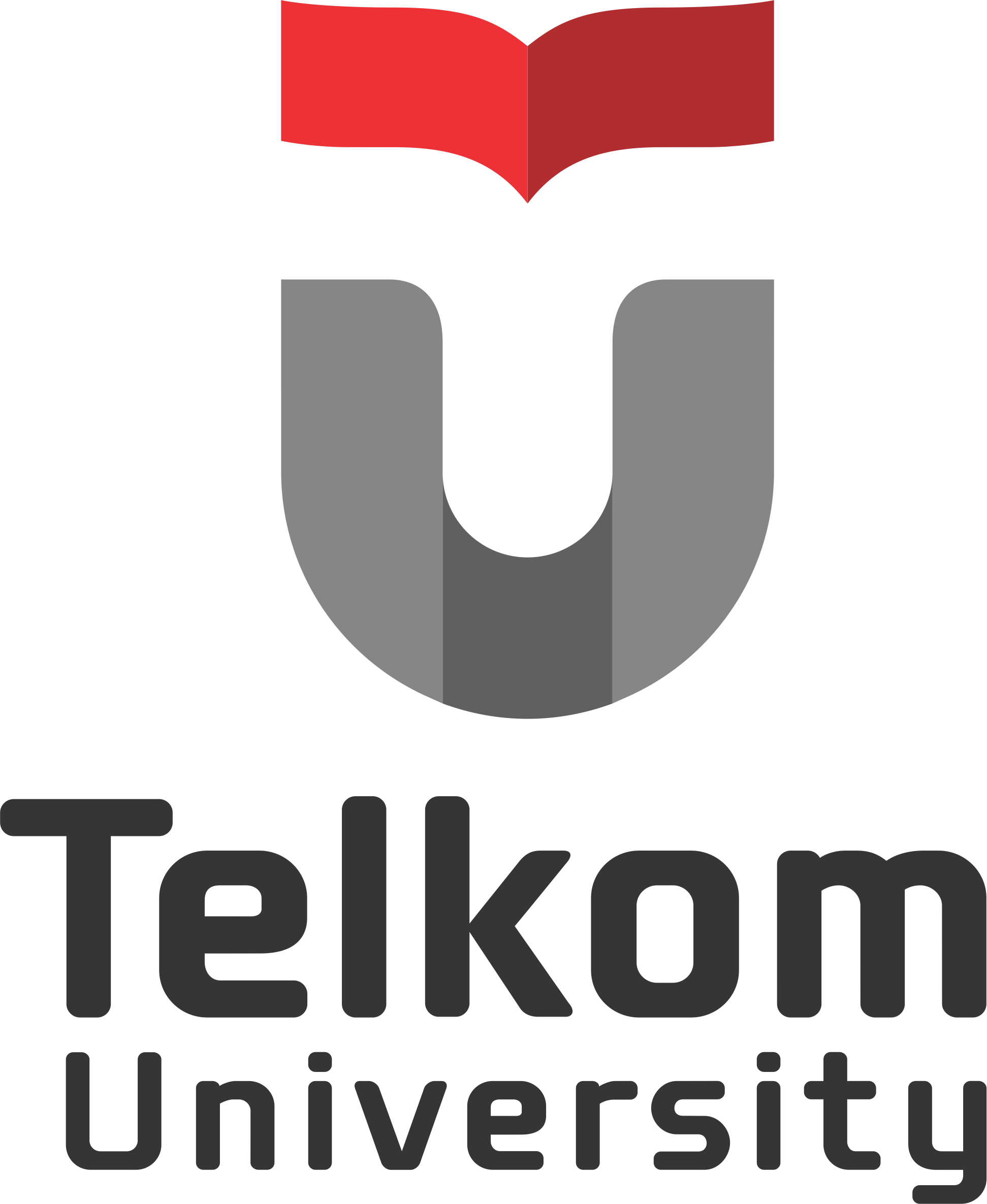 Logo Telkom University potrait